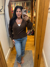 Wrap V Neck Sweater - Assorted Colors