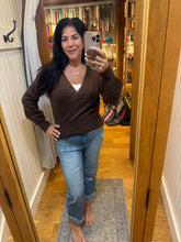 Wrap V Neck Sweater - Assorted Colors