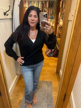 Wrap V Neck Sweater - Assorted Colors