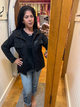 Adjustable Waist Quilted Vest - Black