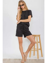 Women's Relaxed Fit Rolled Sleeve French Terry Tee - Assorted Colors