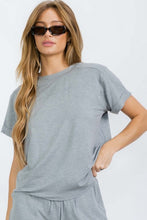 Women's Relaxed Fit Rolled Sleeve French Terry Tee - Assorted Colors