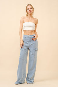 Denim Sweatpants - Black or Blue