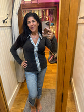 Washed Thermal Button Down Top - Assorted Colors