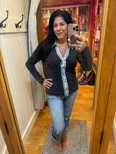 Washed Thermal Button Down Top - Assorted Colors