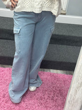 Denim Sweatpants - Black or Blue