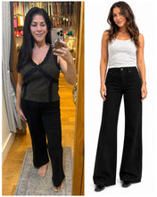 Petite 28'' Better Butter Wide Leg Jean In Black