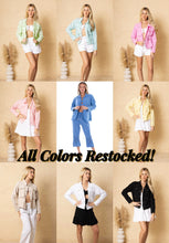 COTTON JACKET - ASSORTED COLORS