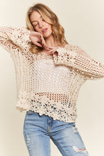 EVERYDAY CROCHET TOP - BLACK, BEIGE and WHITE