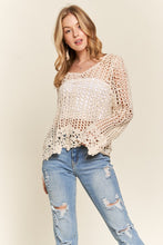 EVERYDAY CROCHET TOP - BLACK, BEIGE and WHITE