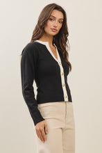 Contrast Sweater - Oatmeal or Black