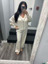 VINTAGE HAVANA CLOUD FLEECE FLARE PANT - SOUTH BEACH SAND