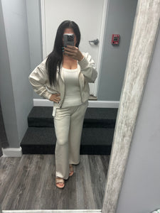 VINTAGE HAVANA CLOUD FLEECE FLARE PANT - SOUTH BEACH SAND