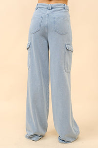 Denim Sweatpants - Black or Blue