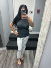 RIBBED SLEEVELESS TANK TOP WITH EXPOSED SEAM - ASSORTED COLORS