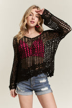 EVERYDAY CROCHET TOP - BLACK, BEIGE and WHITE