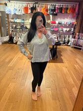 Washed Exposed Seam Long Sleeve Knit Top - Moss