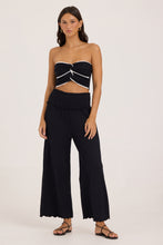 Ocean Drive Rib Knit Tube Top - Black