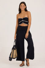 Ocean Drive Rib Knit Tube Top - Black