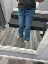 JUDY BLUE High Waist Tummy Control Knee Destroy Straight