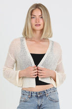 Light Weight Open Knit Cardigan Sweater - Assorted Colors