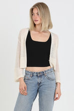 Light Weight Open Knit Cardigan Sweater - Assorted Colors