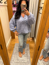 POL Chenille Sweater - Black, Cream or Evening Blue