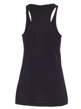 Bella & Canvas Women's Triblend Racerback Tank - Solid Black Triblend