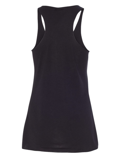Bella & Canvas Women's Triblend Racerback Tank - Solid Black Triblend