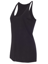 Bella & Canvas Women's Triblend Racerback Tank - Solid Black Triblend