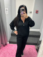MODAL POLY SPAN QUARTER ZIP FUNNEL NECK PULLOVER - ASSORTED COLORS