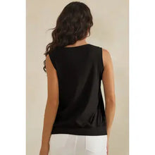 Luxeair Ribbed Relaxed V-Neck Tank Top- Assorted Colors