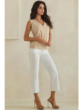 Luxeair Ribbed Relaxed V-Neck Tank Top- Assorted Colors