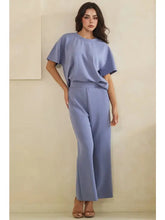 Sofie Soft Modal Short Sleeve Top and Cropped Pant Set - Black or Light Denim