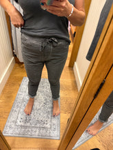 Rhinestone Stretch Pants - Dark Grey or Taupe