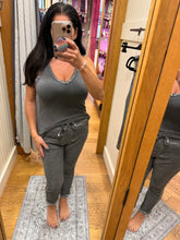 Rhinestone Stretch Pants - Dark Grey or Taupe