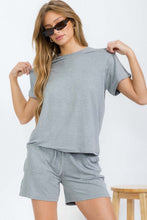 Women's Relaxed Fit Rolled Sleeve French Terry Tee - Assorted Colors