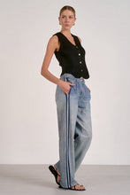 Elan Jojo Denim Track Sweatpants