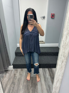 LOVERVET BY VERVET HIGH RISE CROP STRAIGHT JEANS