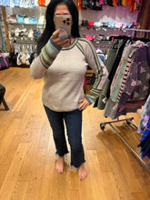 Mystree Raglan Sleeve Sweater Top - Sea foam, Stone Or Black