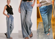 Elan Jojo Denim Track Sweatpants
