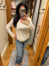 POL V-neck long sleeve regular fit top in rib - Assorted Colors