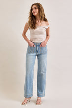 HIDDEN High Rise Wide Leg With Stud Pocket Detail