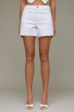 HIDDEN White 4in Inseam A Line Shorts