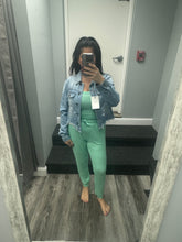 Ocean Drive Tropical Green Hacci Binding Tank