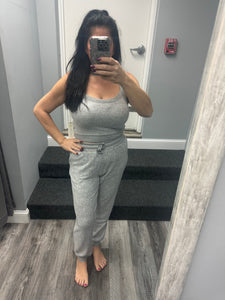 Ocean Drive Heather Grey Hacci Jogger
