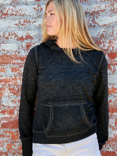 LADIES ZEN PULLOVER HOOD - TWISTED BLACK OR DARK SMOKE