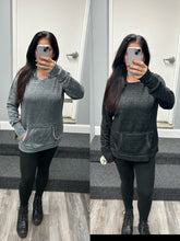 LADIES ZEN PULLOVER HOOD - TWISTED BLACK OR DARK SMOKE