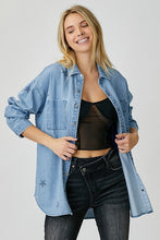 Risen Oversized Star Print Shirt