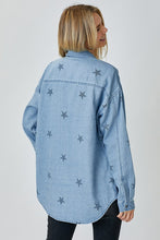 Risen Oversized Star Print Shirt
